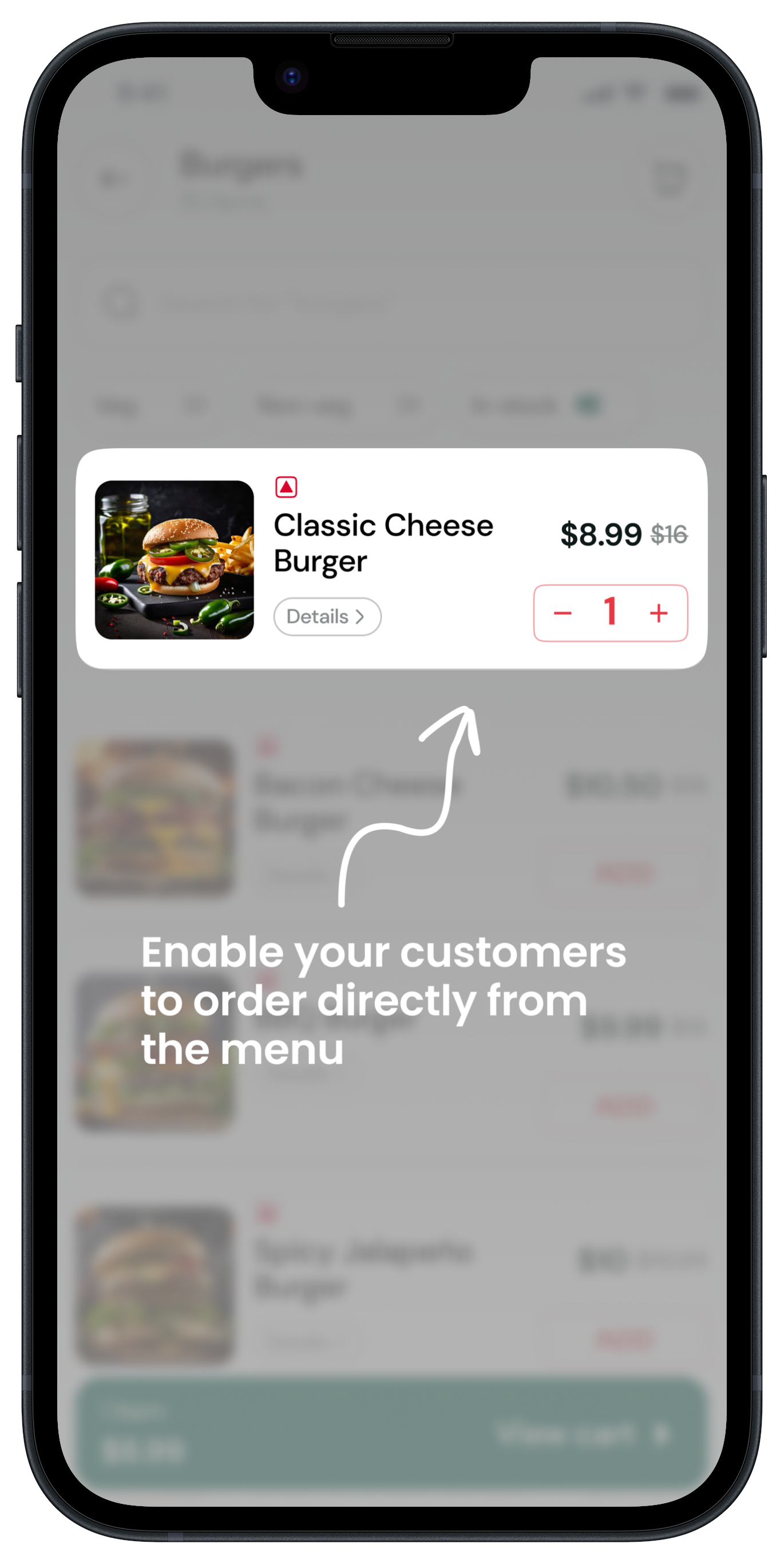 The Beautiful menu